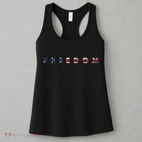 Freedom 250th Anniversary Birthday America USA Eagle Front And Back Women's Tank Top thumb 3
