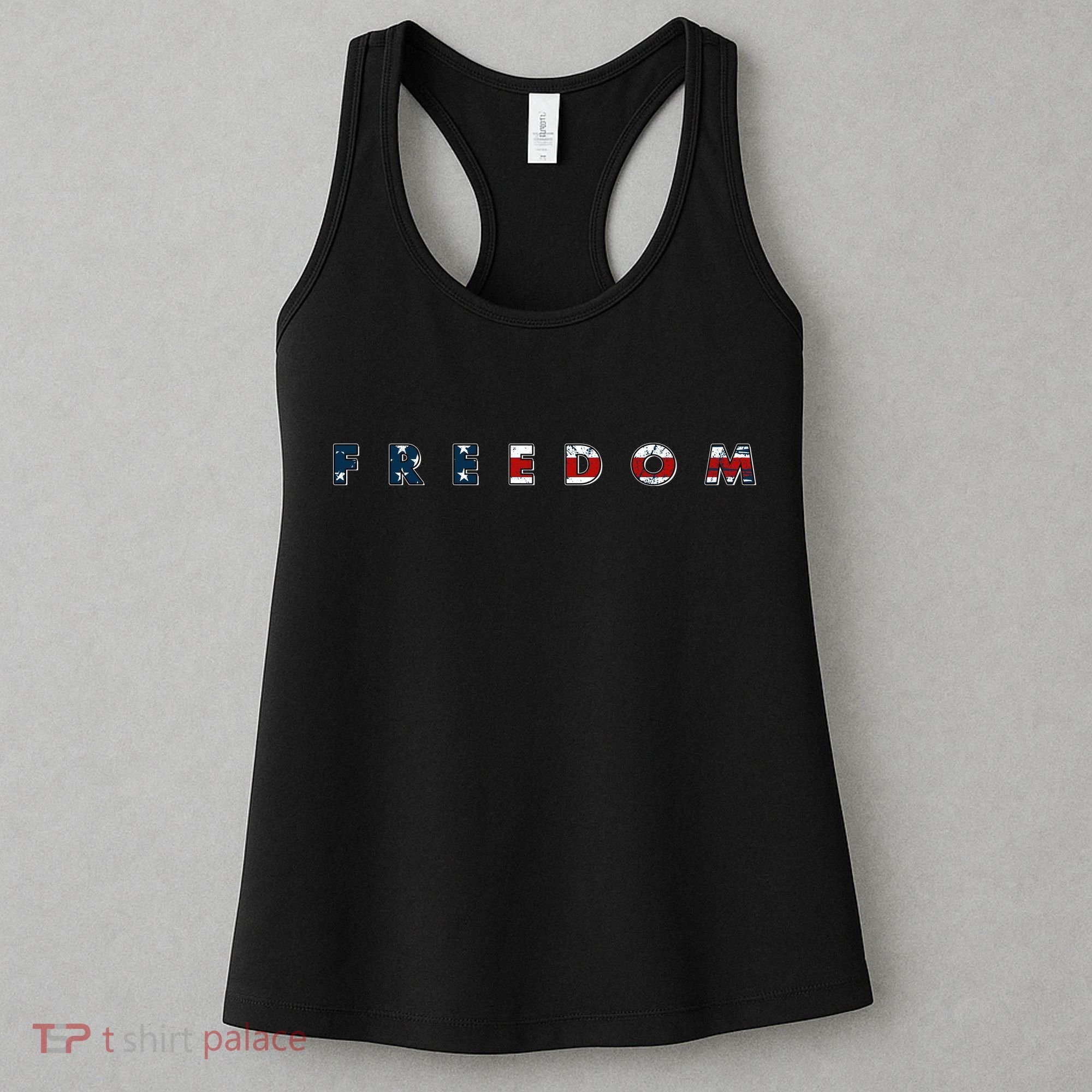 Freedom 250th Anniversary Birthday America USA Eagle Front And Back Women's Tank Top
