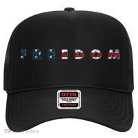 Freedom 250th Anniversary Birthday America USA Eagle Front And Back Hat thumb 0