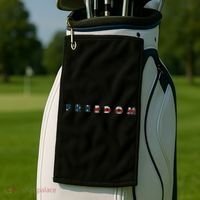 Freedom 250th Anniversary Birthday America USA Eagle Front And Back Golf Towel thumb 3