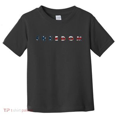 Freedom 250th Anniversary Birthday America USA Eagle Front And Back Toddler T-Shirt
