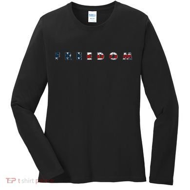 Freedom 250th Anniversary Birthday America USA Eagle Front And Back Women's Long Sleeve Shirt