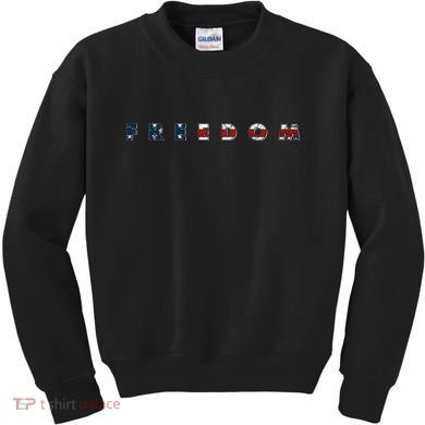 Freedom 250th Anniversary Birthday America USA Eagle Front And Back Kids Sweatshirt