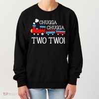 Funny 2nd Birthday Train Chugga Chugga Two Two Women's Sweatshirt thumb 0