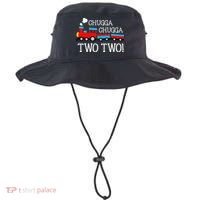 Funny 2nd Birthday Train Chugga Chugga Two Two Bucket Hat thumb 0