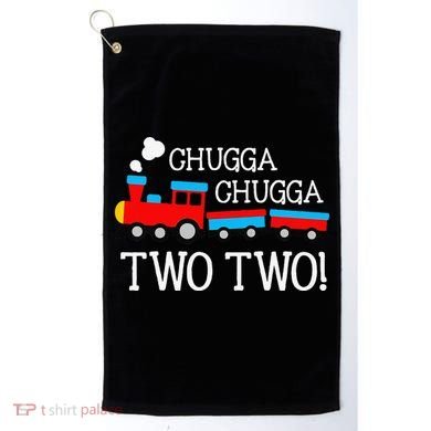 Funny 2nd Birthday Train Chugga Chugga Two Two Golf Towel