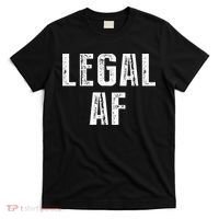 Funny 21st Birthday Gift Legal Af 21 Years Old T-Shirt thumb 0