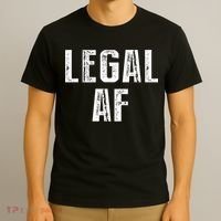 Funny 21st Birthday Gift Legal Af 21 Years Old T-Shirt thumb 3