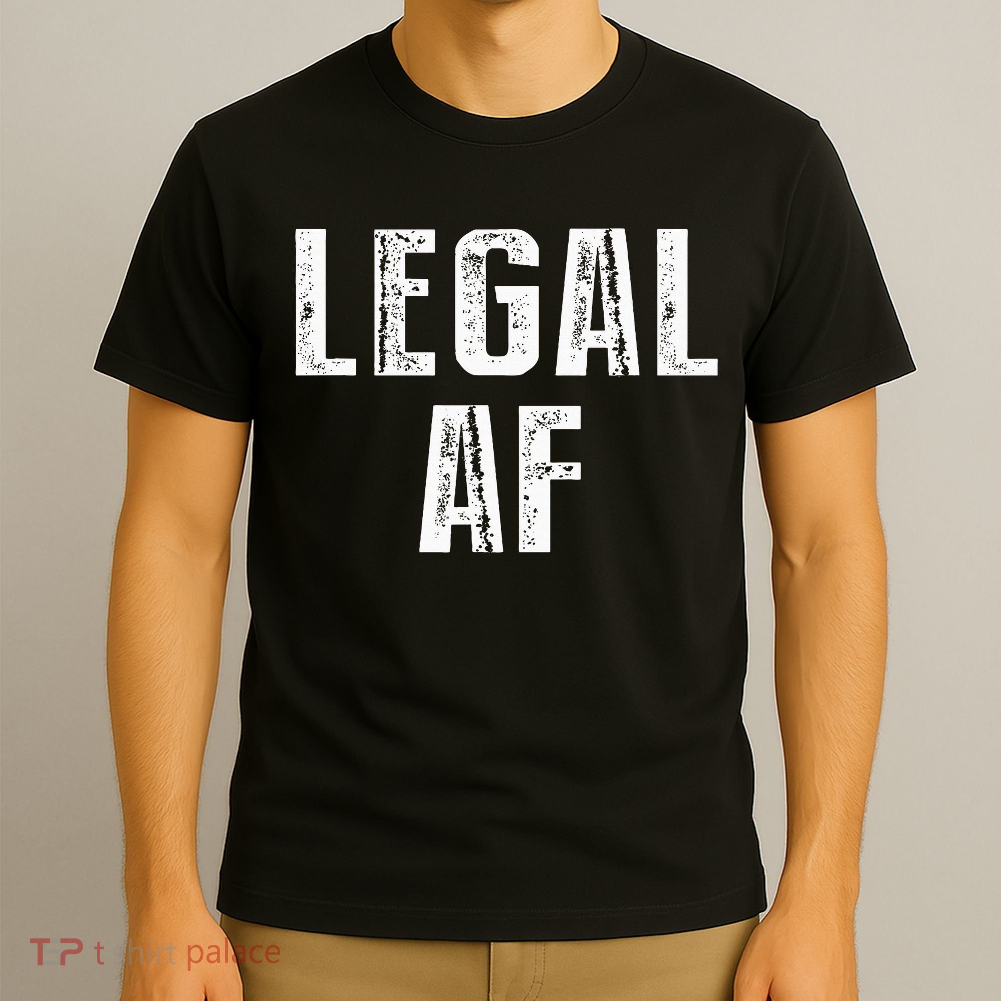 Funny 21st Birthday Gift Legal Af 21 Years Old T-Shirt