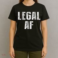 Funny 21st Birthday Gift Legal Af 21 Years Old T-Shirt thumb 4