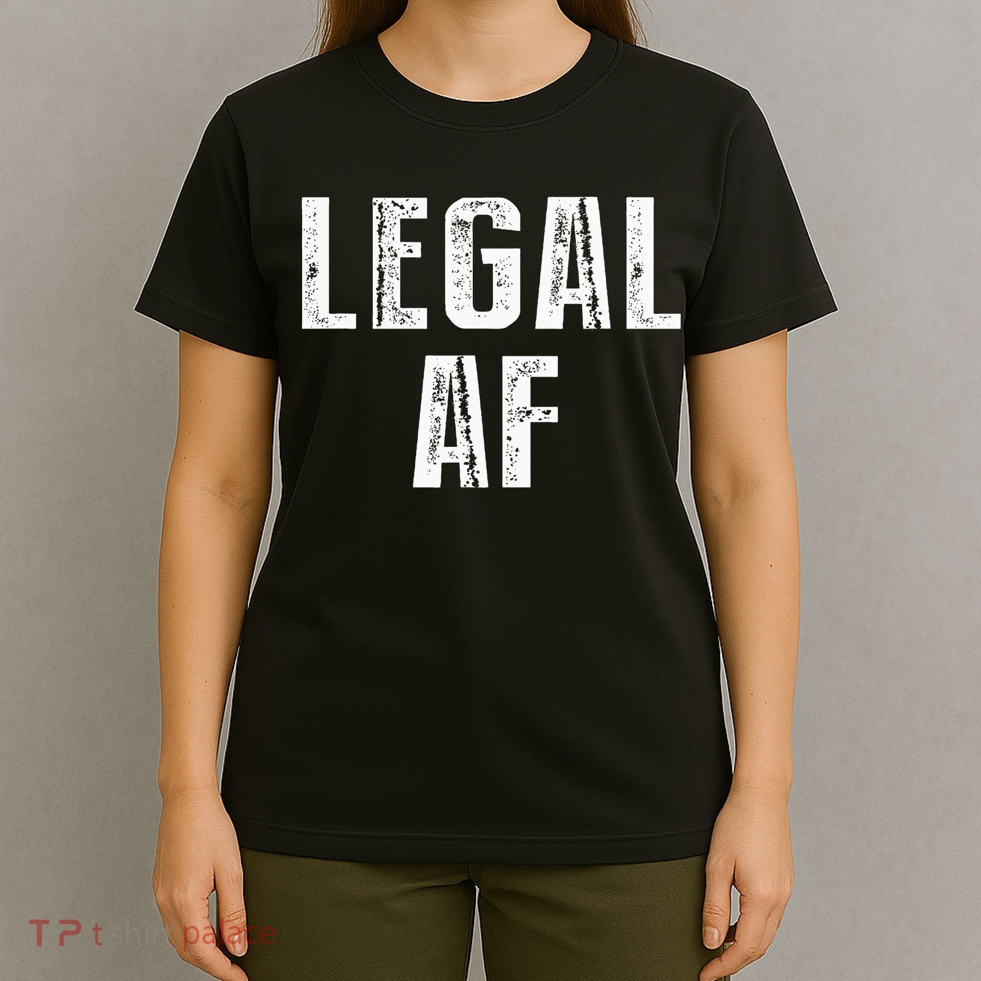 Funny 21st Birthday Gift Legal Af 21 Years Old T-Shirt