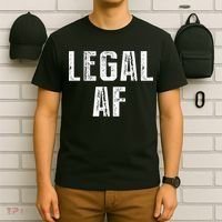 Funny 21st Birthday Gift Legal Af 21 Years Old T-Shirt thumb 6