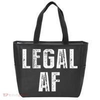Funny 21st Birthday Gift Legal Af 21 Years Old Tote Bag thumb 0