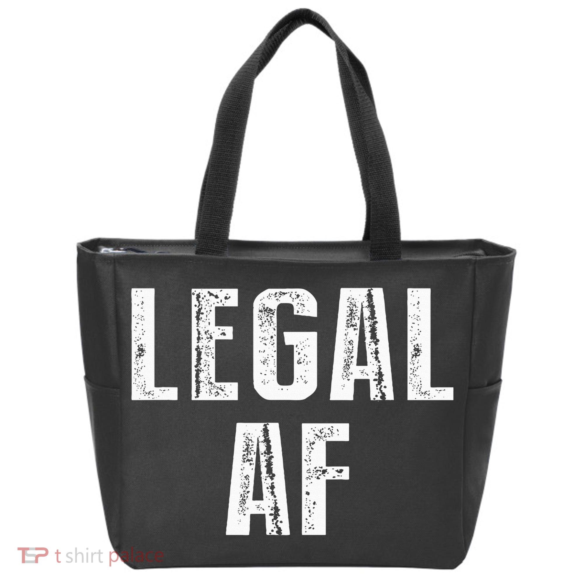 Funny 21st Birthday Gift Legal Af 21 Years Old Tote Bag