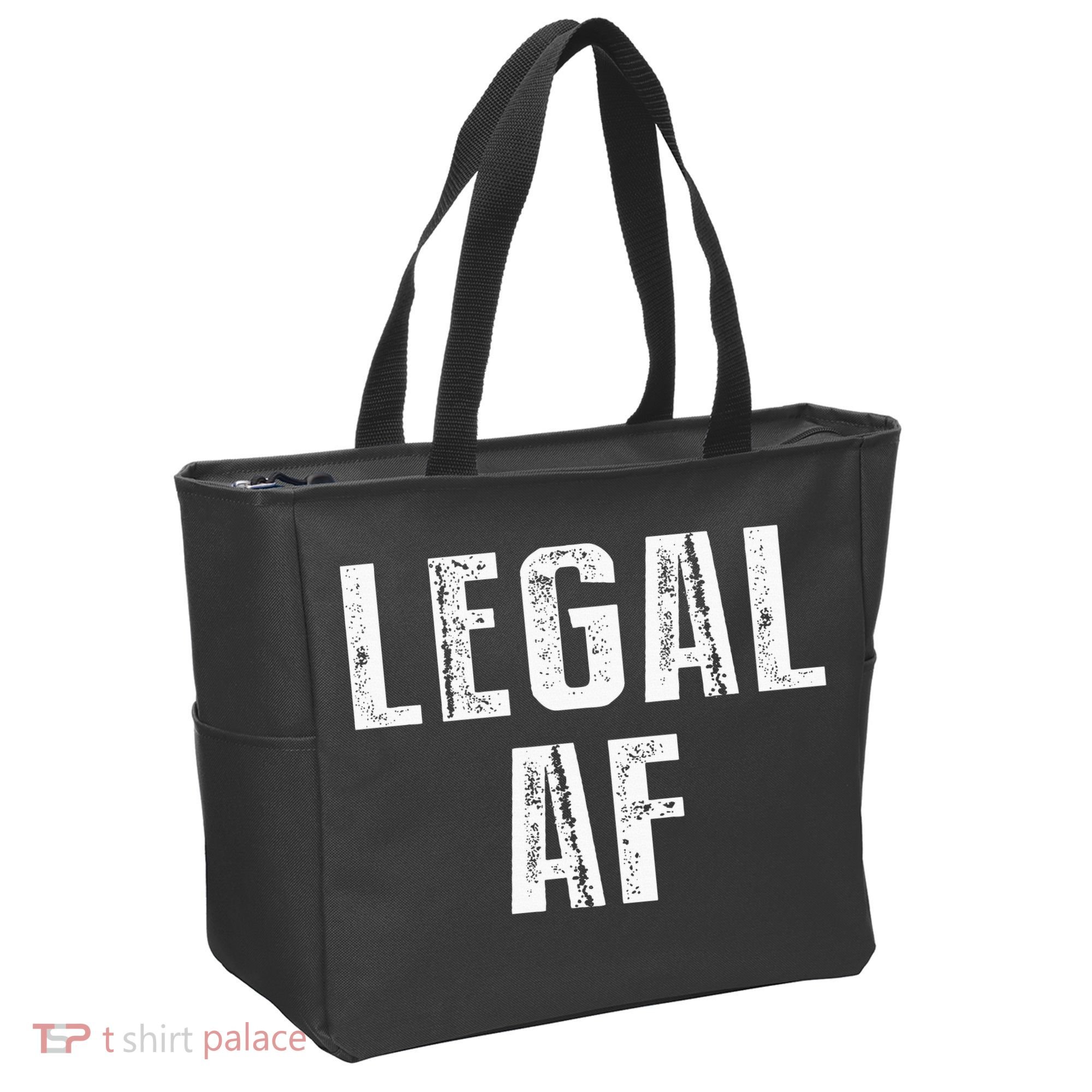 Funny 21st Birthday Gift Legal Af 21 Years Old Tote Bag