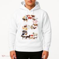 Fun 2nd Birthday Farm Animals Themed 2 Year Old Bday Hoodie thumb 2