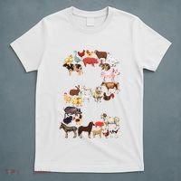 Fun 2nd Birthday Farm Animals Themed 2 Year Old Bday T-Shirt thumb 5