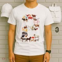 Fun 2nd Birthday Farm Animals Themed 2 Year Old Bday T-Shirt thumb 6