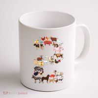 Fun 2nd Birthday Farm Animals Themed 2 Year Old Bday Coffee Mug thumb 1