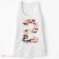 Fun 2nd Birthday Farm Animals Themed 2 Year Old Bday Women's Tank Top thumb 0