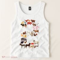 Fun 2nd Birthday Farm Animals Themed 2 Year Old Bday Tank Top thumb 2
