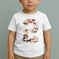 Fun 2nd Birthday Farm Animals Themed 2 Year Old Bday Toddler T-Shirt thumb 2