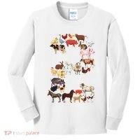 Fun 2nd Birthday Farm Animals Themed 2 Year Old Bday Kids Long Sleeve Shirt thumb 0