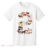 Fun 2nd Birthday Farm Animals Themed 2 Year Old Bday Kids T-Shirt thumb 0