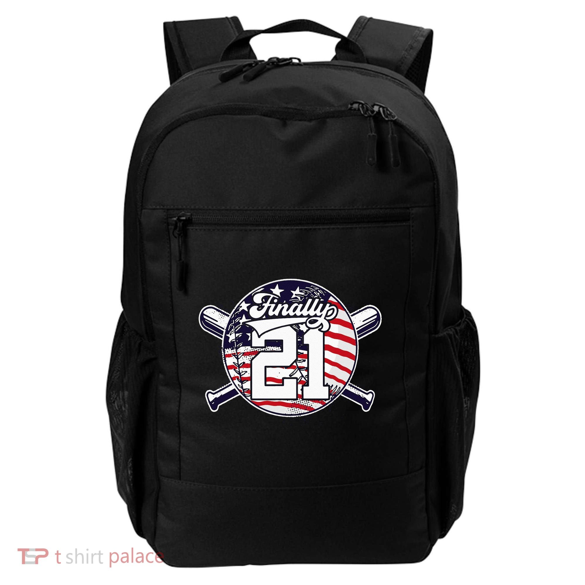 FINALLY 21 BASEBALL 21st BIRTHDAY Backpack