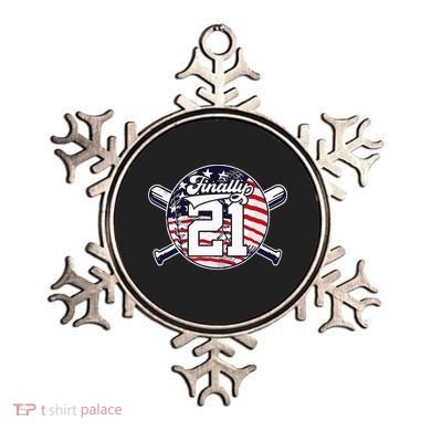 FINALLY 21 BASEBALL 21st BIRTHDAY Ornament