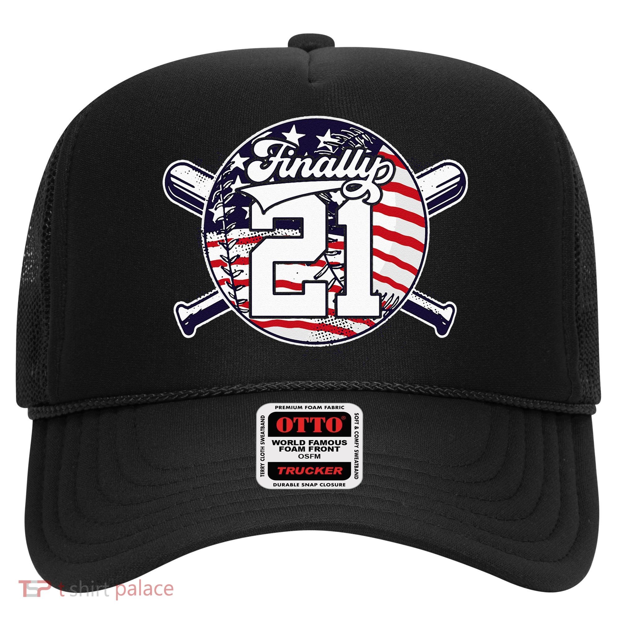 FINALLY 21 BASEBALL 21st BIRTHDAY Hat