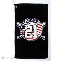 FINALLY 21 BASEBALL 21st BIRTHDAY Golf Towel thumb 0