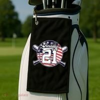 FINALLY 21 BASEBALL 21st BIRTHDAY Golf Towel thumb 2