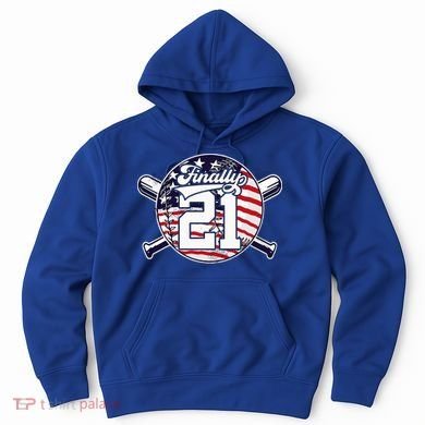 FINALLY 21 BASEBALL 21st BIRTHDAY Hoodie