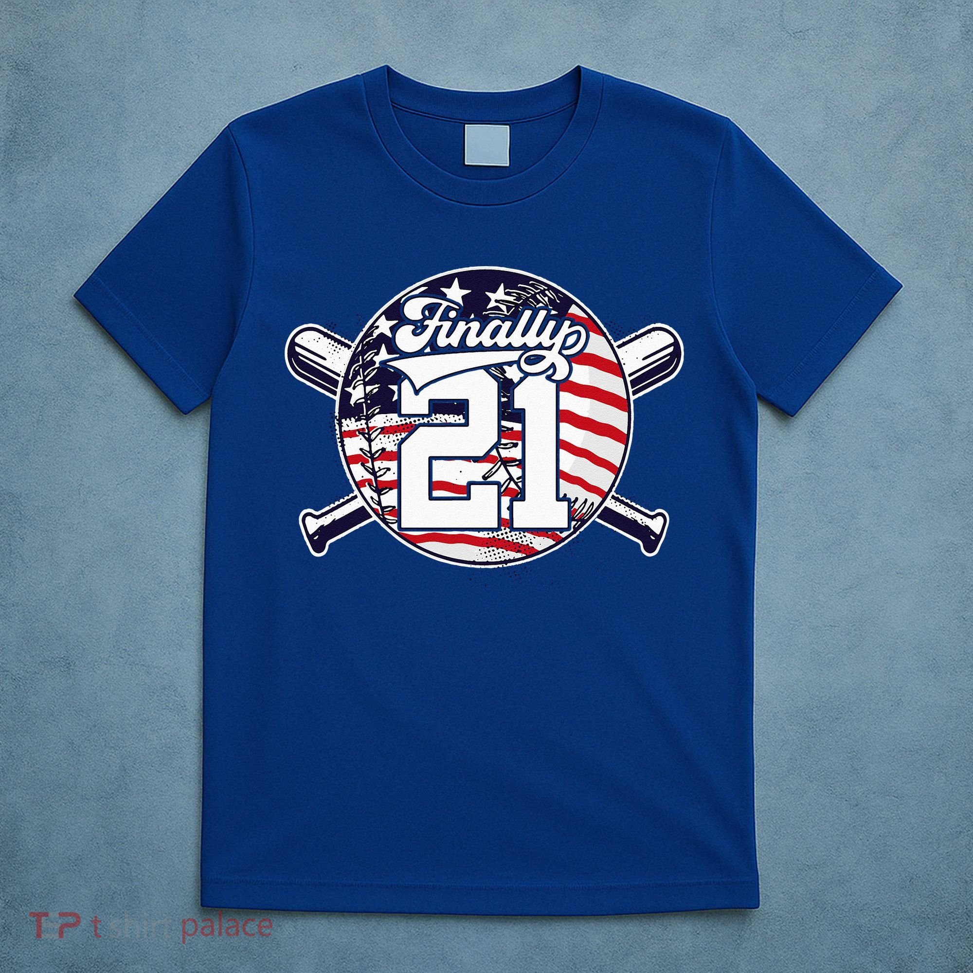 FINALLY 21 BASEBALL 21st BIRTHDAY T-Shirt