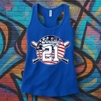 FINALLY 21 BASEBALL 21st BIRTHDAY Women's Tank Top thumb 3
