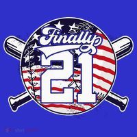 FINALLY 21 BASEBALL 21st BIRTHDAY Women's T-Shirt thumb 6