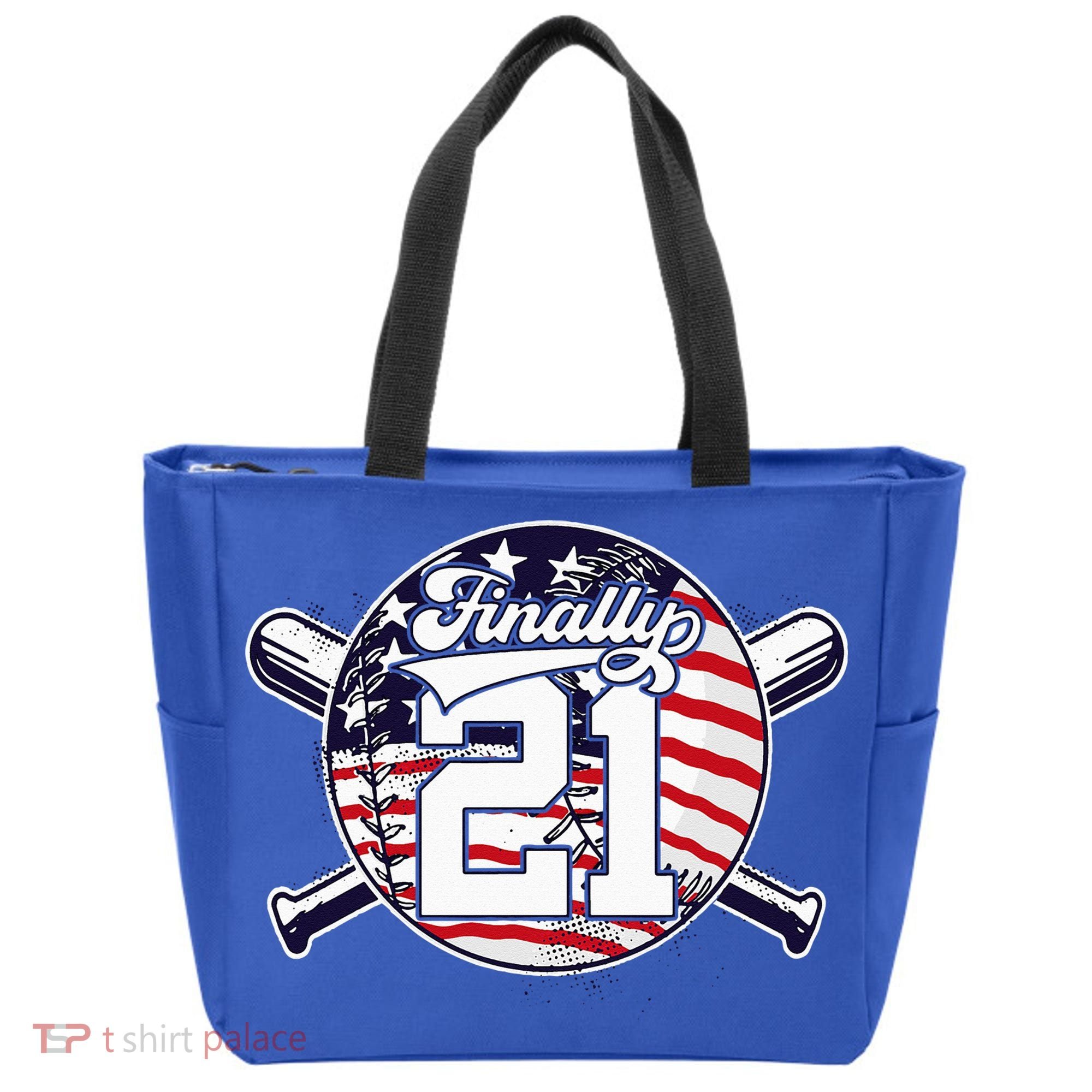 FINALLY 21 BASEBALL 21st BIRTHDAY Tote Bag