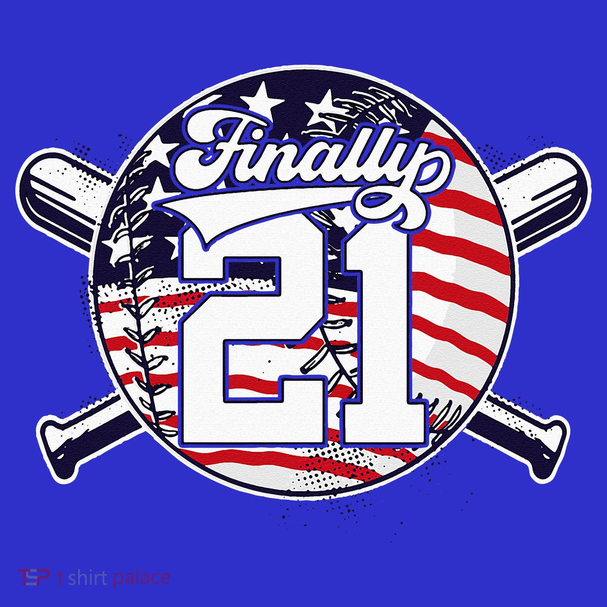 FINALLY 21 BASEBALL 21st BIRTHDAY Tote Bag