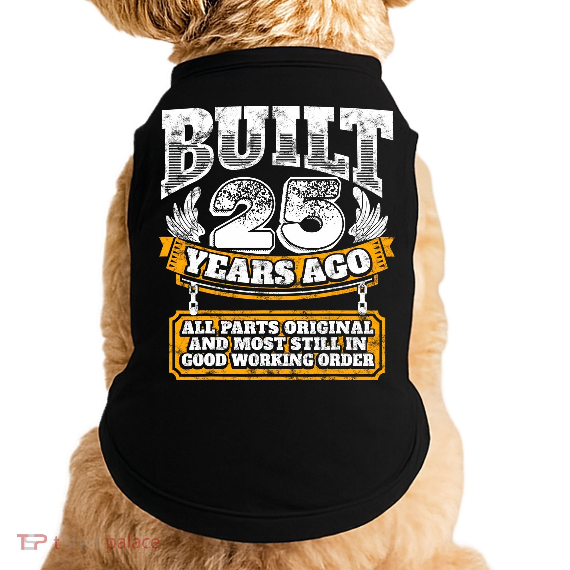 Funny 25th Birthday Gift BDay Gift Saying Age 25 Year Joke Doggie Tank