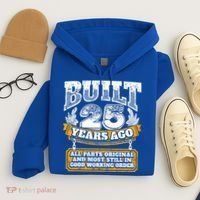 Funny 25th Birthday Gift BDay Gift Saying Age 25 Year Joke Hoodie thumb 4