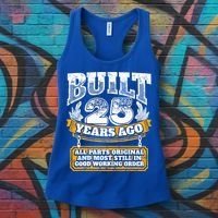 Funny 25th Birthday Gift BDay Gift Saying Age 25 Year Joke Women's Tank Top thumb 3