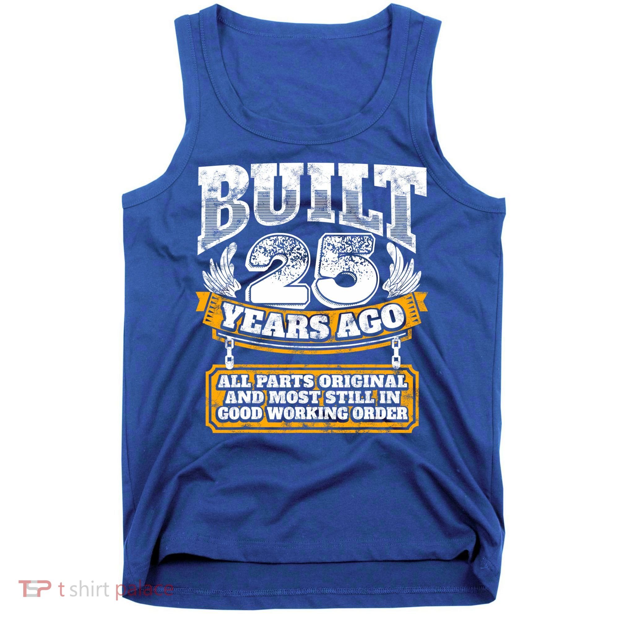 Funny 25th Birthday Gift BDay Gift Saying Age 25 Year Joke Tank Top