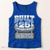Funny 25th Birthday Gift BDay Gift Saying Age 25 Year Joke Tank Top thumb 2