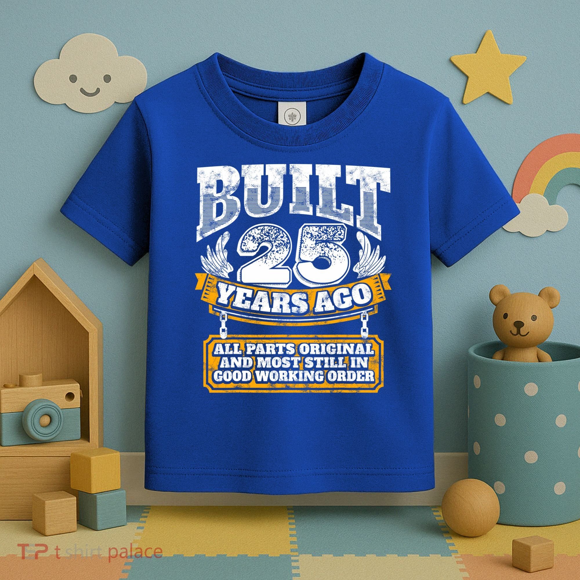 Funny 25th Birthday Gift BDay Gift Saying Age 25 Year Joke Toddler T-Shirt