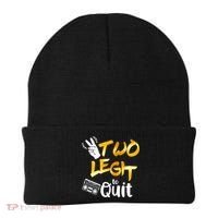 Funny 2nd Birthday Hip Hop Theme Two Legit To Quit 1 Beanie thumb 0
