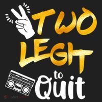 Funny 2nd Birthday Hip Hop Theme Two Legit To Quit 1 Beanie thumb 2