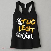 Funny 2nd Birthday Hip Hop Theme Two Legit To Quit 1 Women's Tank Top thumb 3