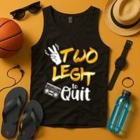 Funny 2nd Birthday Hip Hop Theme Two Legit To Quit 1 Tank Top thumb 4