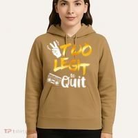 Funny 2nd Birthday Hip Hop Theme Two Legit To Quit 1 Hoodie thumb 5